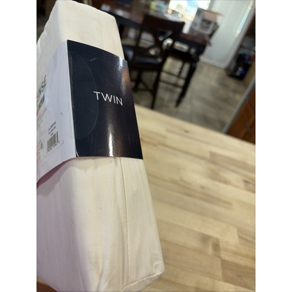 Color Sense Twin 3 Piece Sheet Set 100% Cotton Cool Crisp - Picture 6 of 7